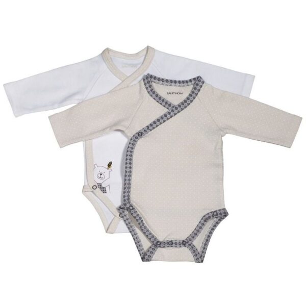 Lot de 2 Bodies Taille 3 mois